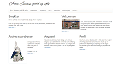 Desktop Screenshot of anni-guldogsoelv.dk